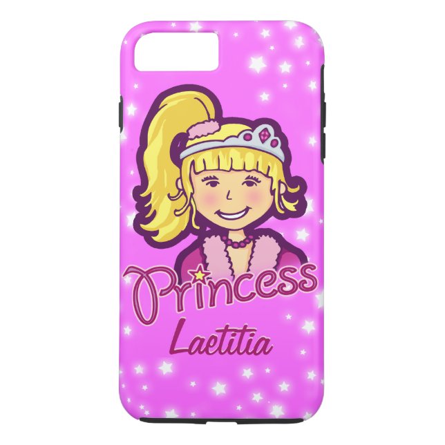 Mädchen mit dem Namen Prinzessin lilac rosa iPhone Case-Mate iPhone Hülle (Rückseite)