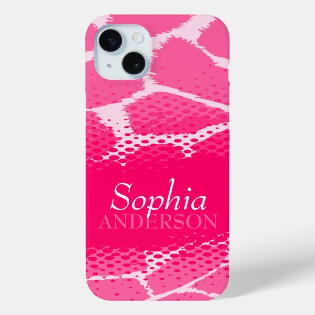 Mädchen mit dem Namen rosa Grafik Case-Mate iPhone Hülle (Rückseite)