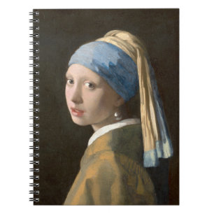 Mädchen mit dem Perlenohrring - Johannes Vermeer Notizblock