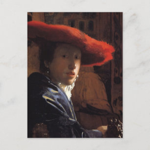 Mädchen mit dem Red Hat Postkarte