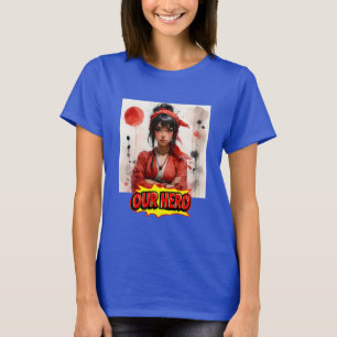 Mädchen mit dem roten Bandana unser Held Musikkonz T-Shirt