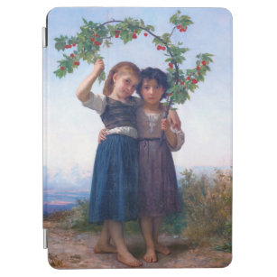Mädchen mit dem Zweig Cherry, Bouguereau iPad Air Hülle