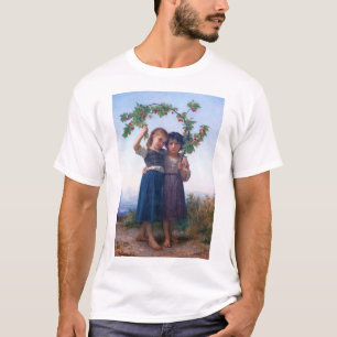 Mädchen mit dem Zweig Cherry, Bouguereau T-Shirt