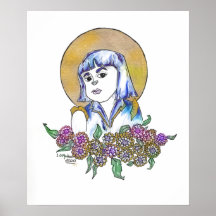 Mädchen mit der Goldenen Halo Strong Women Collect