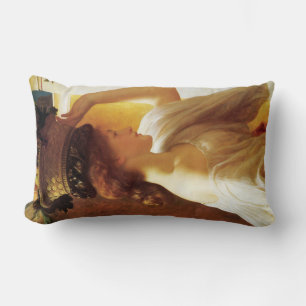 Mädchen mit einem Obstkorb (von Frederic Leighton) Lendenkissen