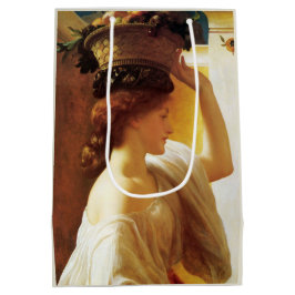 Mädchen mit einem Obstkorb (von Frederic Leighton) Mittlere Geschenktüte