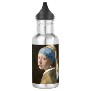 Mädchen mit einem Perlenohrring-Johannes Vermeer K Edelstahlflasche
