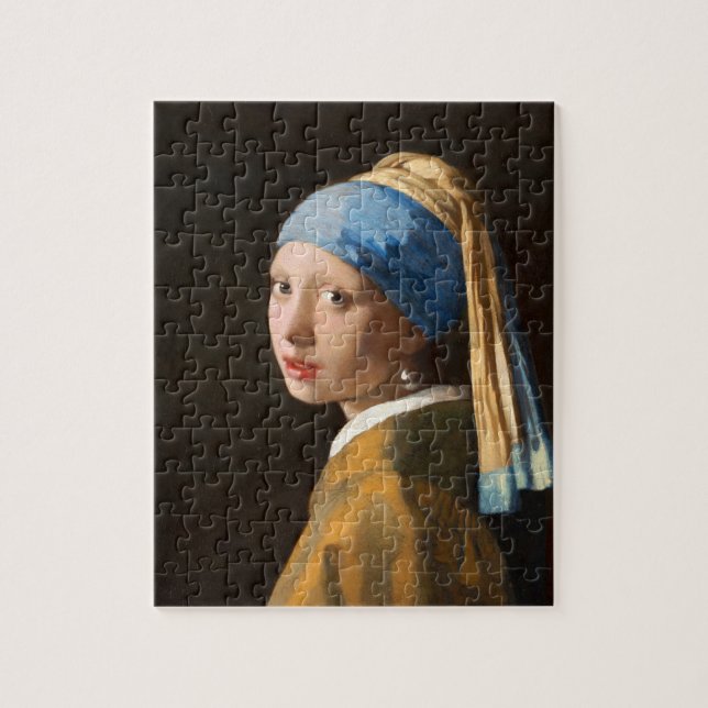 Mädchen mit einer Perle, die Portrait-Malerei verd Puzzle (Vertikal)