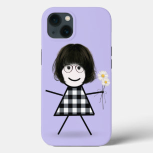 Mädchen mit Gänseblümchen  Case-Mate iPhone Hülle