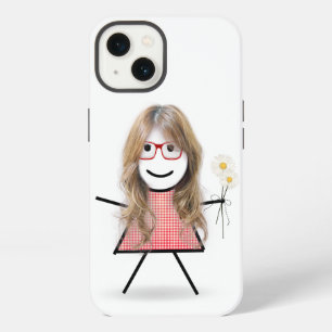Mädchen mit Gänseblümchen  iPhone 13 Hülle