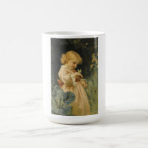 Mädchen mit gelbem Schmetterling (von Frederick Mo