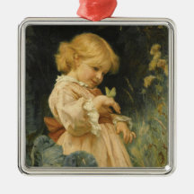 Mädchen mit gelbem Schmetterling (von Frederick Mo