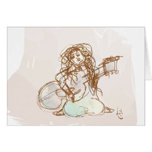 Mädchen mit Gitarre