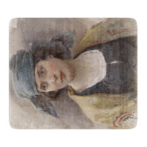 Mädchen mit grünem Kopftuch (von Ludwig Passini)