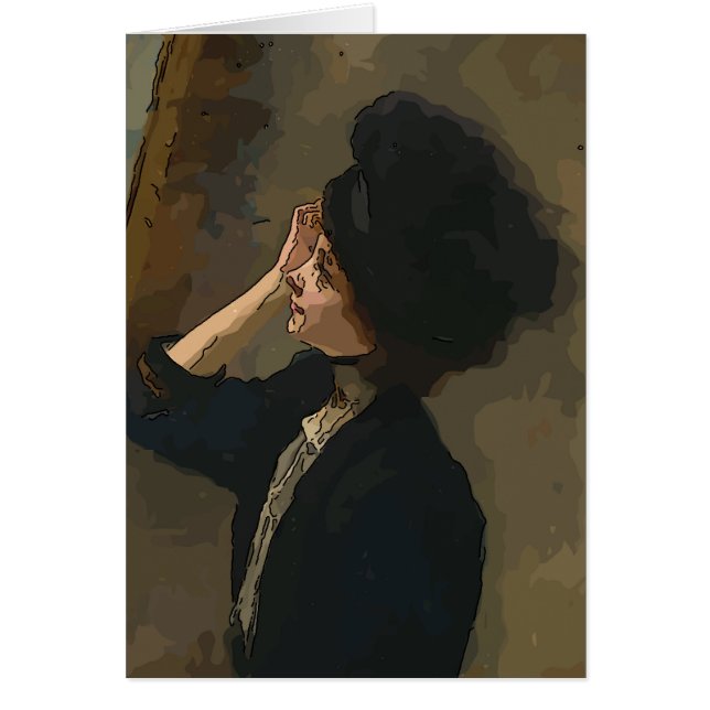 Mädchen mit Handy Abstrakt, Matisse, (Vorne)