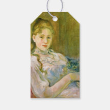 Mädchen mit Katze (von Berthe Morisot)