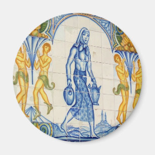 Mädchen mit Krug Magnet