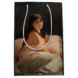 Mädchen mit Medallion (von Gerolamo Induno) Mittlere Geschenktüte