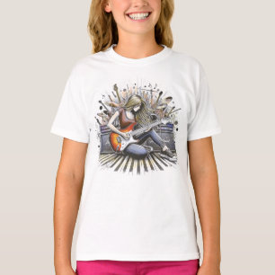 Mädchen mit musikalischen Begabungen T-Shirt