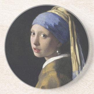 Mädchen mit Perlenerring Untersetzer