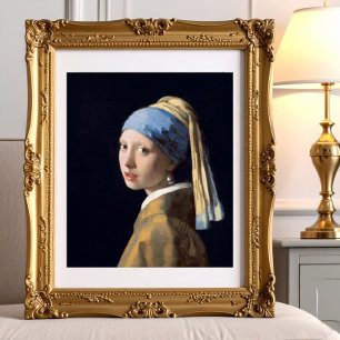 Mädchen mit Perlenohrring 1665 Johannes Vermeer Fotodruck