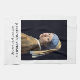 Mädchen mit Perlenohrring 1665 Johannes Vermeer Geschirrtuch