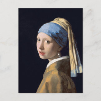 Mädchen mit Perlenohrring 1665 Postkarte