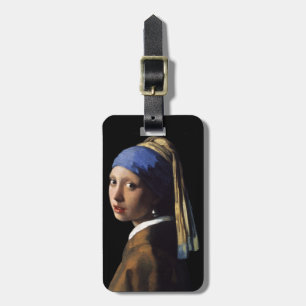 Mädchen mit Perlenohrring Gepäckanhänger