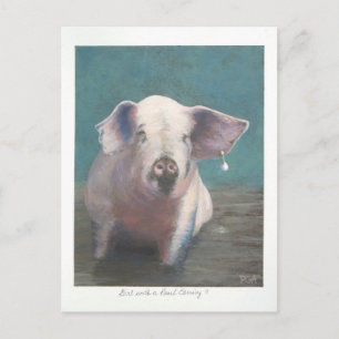 Mädchen mit Perlenohrring II Postkarte