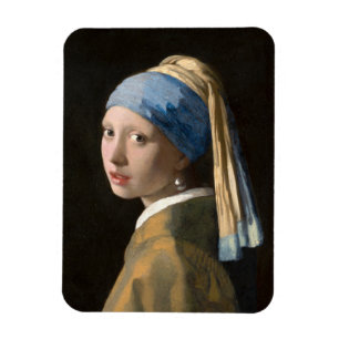 Mädchen mit Perlenohrring - Johannes Vermeer Magnet