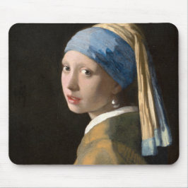 Mädchen mit Perlenohrring - Johannes Vermeer Mousepad