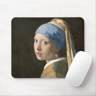 Mädchen mit Perlenohrring    Mousepad