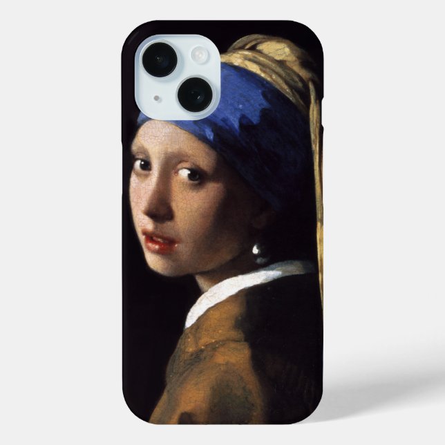Mädchen mit Perlenohrring von Johannes Vermeer Case-Mate iPhone Hülle (Rückseite)