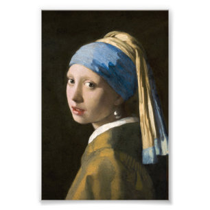 Mädchen mit Perlenohrring von Johannes Vermeer Fotodruck