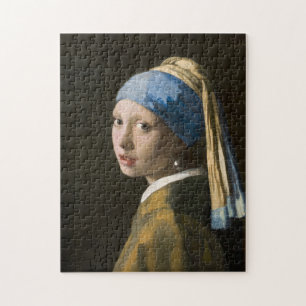 Mädchen mit Perlenohrring von Johannes Vermeer Puzzle