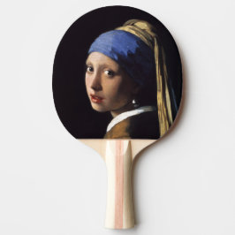 Mädchen mit Perlenohrring von Johannes Vermeer Tischtennis Schläger