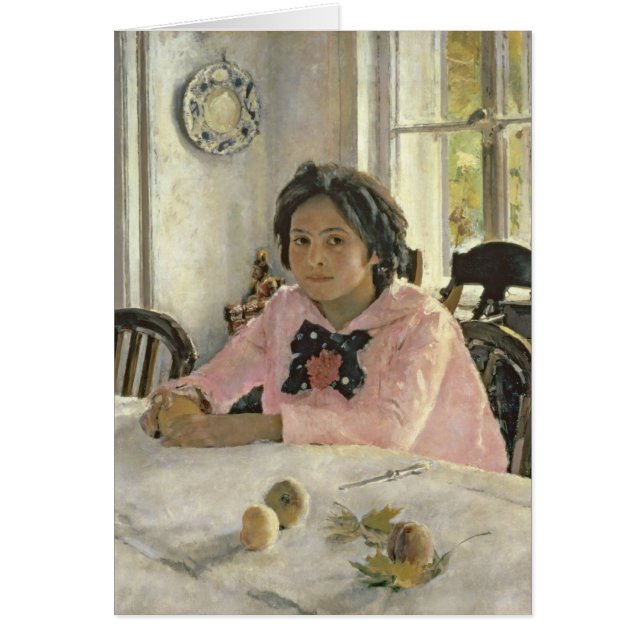 Mädchen mit Pfirsichen, 1887 (Vorne)