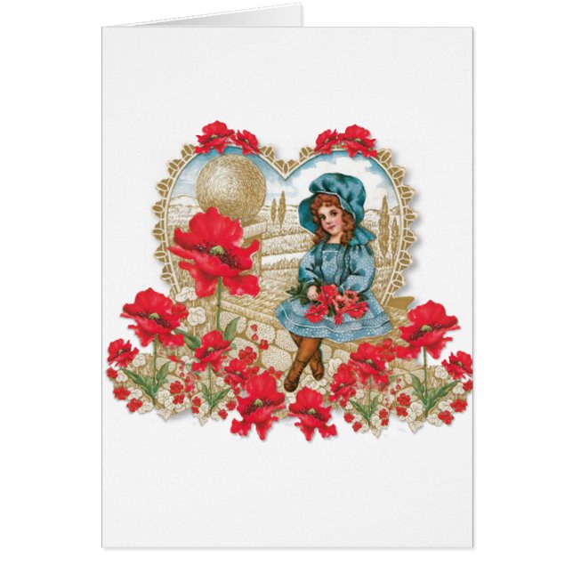 Mädchen mit Poppies (Vorne)