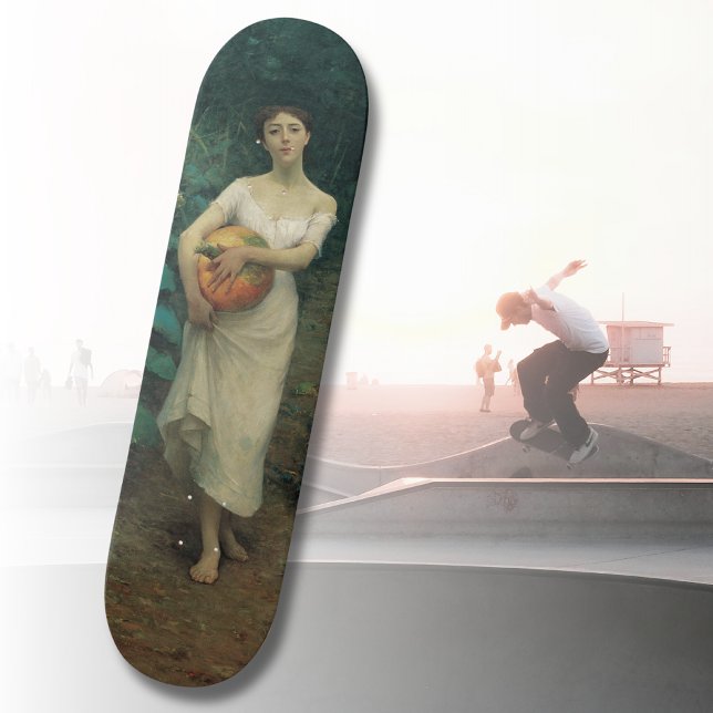 Mädchen mit Pumpkin Zonaro 1889 Skateboard (Von Creator hochgeladen)