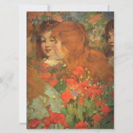 Mädchen mit roten Pfoten (von George Henry) Karte