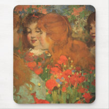 Mädchen mit roten Pfoten (von George Henry)