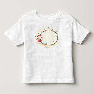 Mädchen mit Santa-Kostüm Kleinkind T-shirt