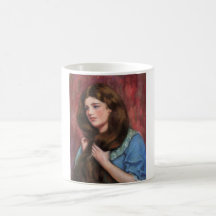 Mädchen mit schönem Long Brown Haar