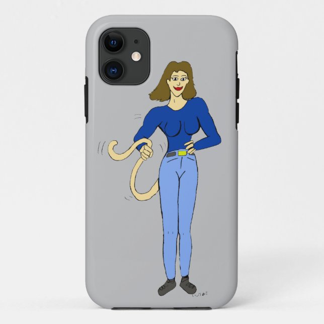 Mädchen mit Schwanz Case-Mate iPhone Hülle (Rückseite)