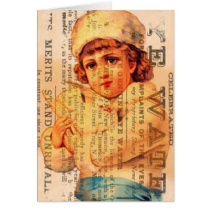 Mädchen mit Taubenwerbung Digitale Kunst