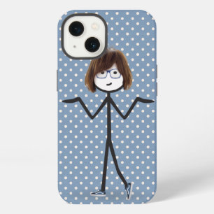 Mädchen mit Turnschuhen auf Punkten iPhone 13 Hülle