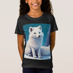 Mädchen mit welpen Foto T-Shirt