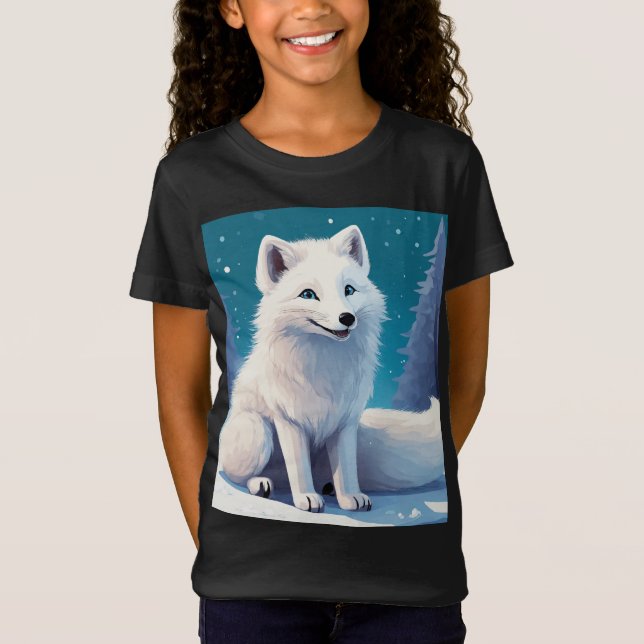 Mädchen mit welpen Foto T-Shirt (Vorderseite)