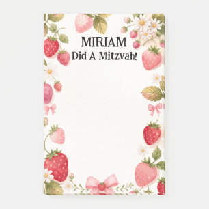 Mädchen Mitzvah Notiz Jüdisch