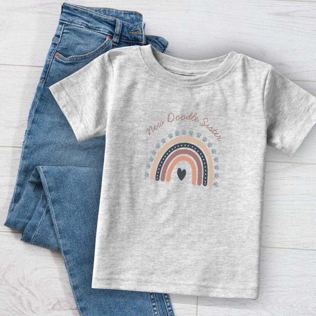 Mädchen Moderne Regenbogen Pfosten T - Shirt (Von Creator hochgeladen)